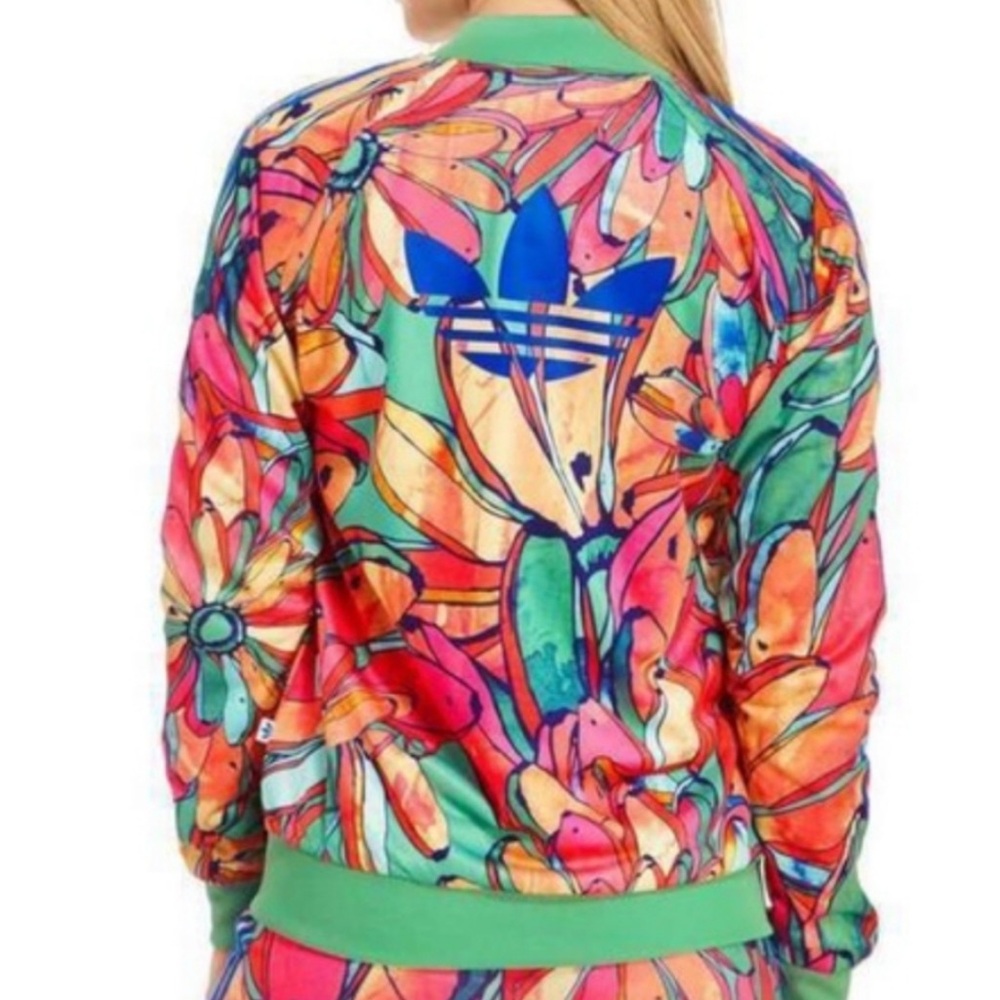 FARM RIO x ADIDAS bananas supergirl track jacket - Picture 4 of 9